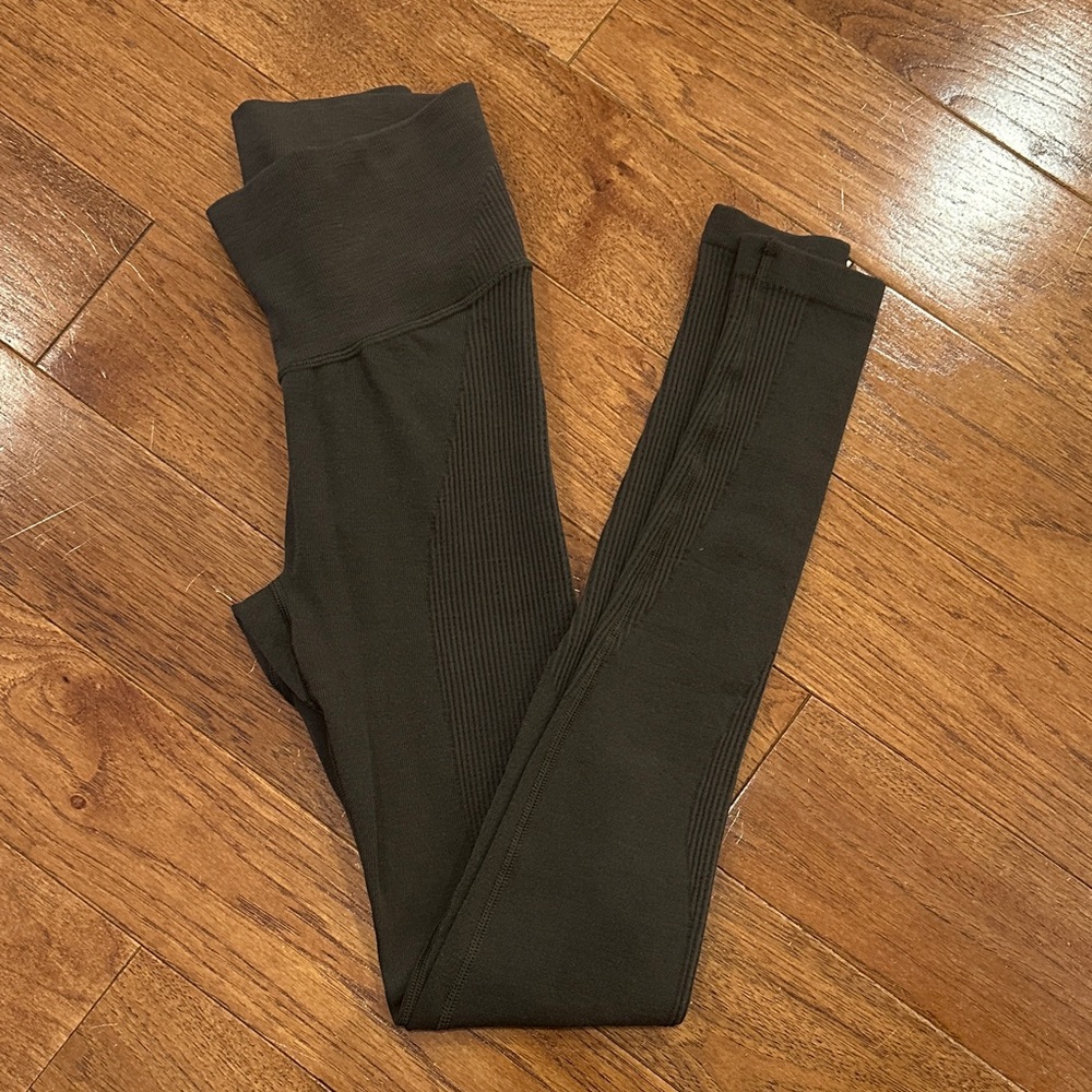 Lululemon Athletica Army Green Leggings